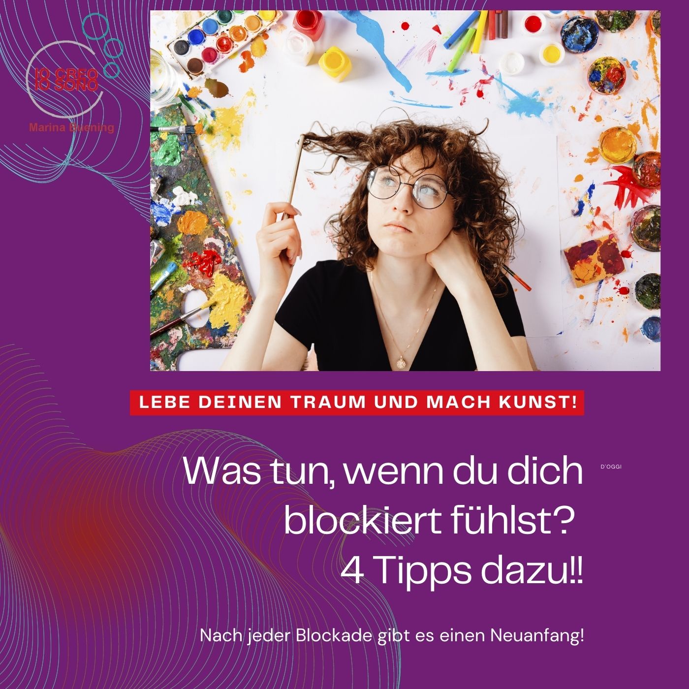Was tun bei einer Blockade? 4 Tipps dazu!
